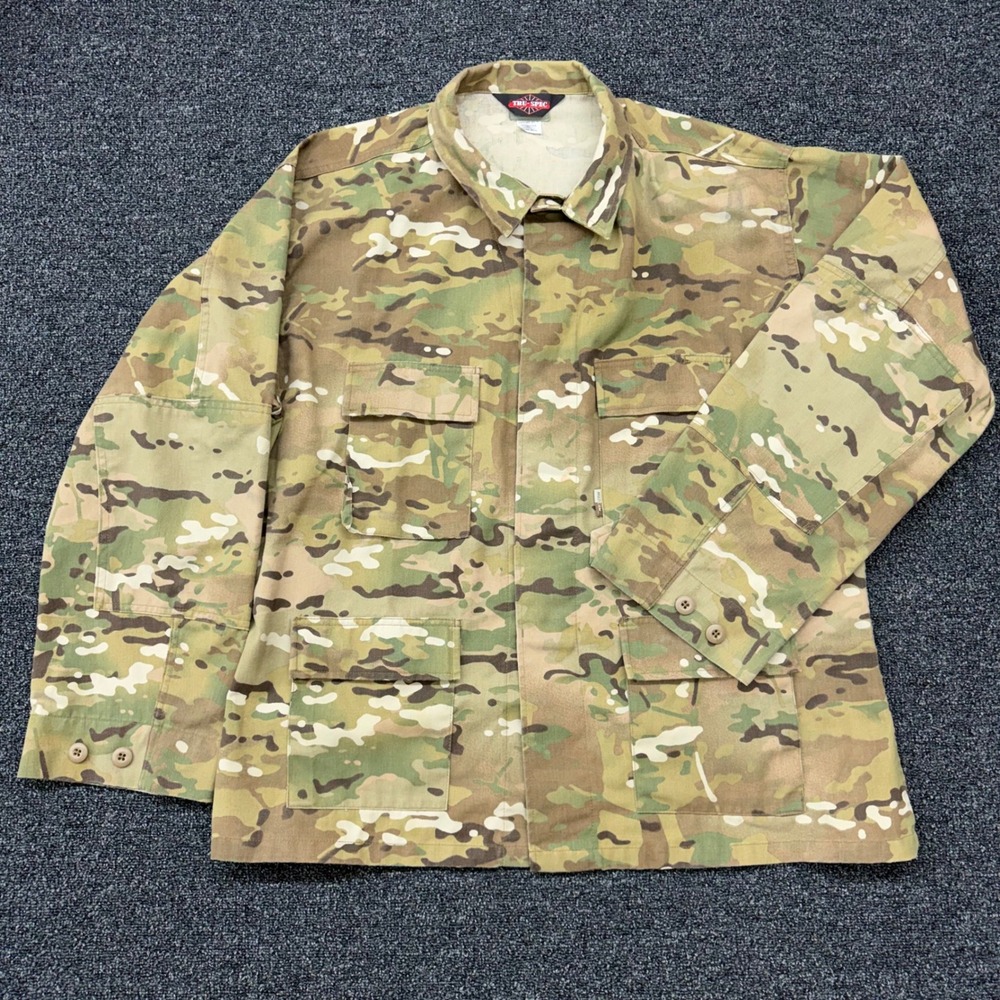 Tru-Spec Mens Multicam Camouflage Tactical Response Uniform Shirt XL Regular